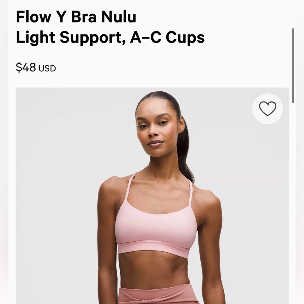 Lululemon Flow Y Bra Nulu